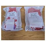 Suhine 2 Pair White Bloody Halloween Paw Gloves Red Long Nails Elbow Costume Accessories 2 Pack