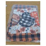 Fall Football Pumpkin Table Runner 13x72 Inches