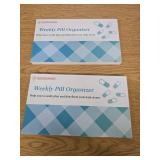 2 Boxes of Weekly Pill Organizers