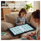 Premium 936 Pockets Leather Baseball Trading Cards Binder w/Zipper Large Capacity