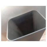 Rubbermaid Commercial Wastebasket Trash Container, 41QT/10.25 GAL, Plastic, Black, Stackable Trash Can for Bedroom/Bathroom/Office, Fits Under Desk/Sink/Cabinet