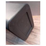 Rubbermaid Commercial Wastebasket Trash Container, 41QT/10.25 GAL, Plastic, Black, Stackable Trash Can for Bedroom/Bathroom/Office, Fits Under Desk/Sink/Cabinet