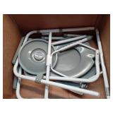 Medline 3-in-1 Steel Bedside Commode