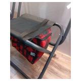 Pack of 2 ,Buffalo Check Outdoor Foldable Chair with Cooler Red/Black - Woolrich x Target - Retail: $80