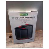 NutriChef 3-Piece Nonstick Kitchen Oven Baking Pans