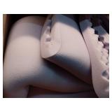 2 Inch Egg Crate Cal King Memory Foam Mattress Topper, Cooling Gel Infused Foam Mattress Topper- Retail: $80