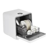 Countertop Dishwasher, Mini Dishwasher with Faucet & Manual Water Tank(5L) Modes Water Inlet- Retail: $220