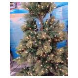 National Tree Company 6.5 ft Pre-Lit Carolina Pine Artificial Christmas Tree, 650 Clear Lights - Retail: $319