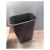 Rubbermaid Commercial Wastebasket Trash Container, 41QT/10.25 GAL, Plastic, Black