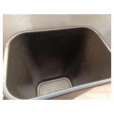 Rubbermaid Commercial Wastebasket Trash Container, 41QT/10.25 GAL, Plastic, Black