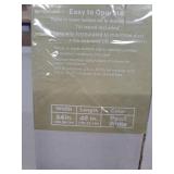 Cordless Light Filtering Mini Blind - 34 Inch Width, 48 Inch Length, 1" Slat Size - Pearl White - Cordless GII Morningstar Horizontal Windows Blinds for Interior by Achim Home Decor