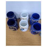 6 Pack Hanukkah Mason Jars