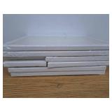 GenCrafts Assorted Stretched Canvas (8 Pack)  Rectangular for Acrylic  Oil  Other Wet or Dry Medium - Artist Grade