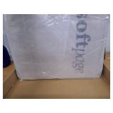 Coral Blush Pink Quilt Lycell Cotton Pixel Cross Grid Twin Quilt 2-Pieces Stone Washed Bedspread Coverlet Lightweight Comforter with 1 Pillow Sham