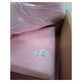 8 Pack Pink Round Tablecloth 120 Inch Polyester