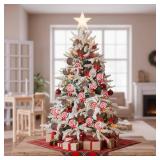 50 Pcs Bulk Christmas Candy Cane Decorations -2 Pack