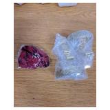 3 Pcs Christmas Glass Storage Jars with Airtight Metal Lid 9.5 oz