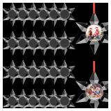 60 Pcs Christmas Snowflake Ornament Frames