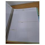 Blue Sky LiveWell 2025-2026 Academic Year Weekly and Monthly Planner Calendar 2 Pack