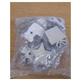 100Pcs Wood Slices, 3.5" Wooden Christmas Shapes-Unfinished