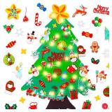 Felt Christmas Tree for Toddlers - 3.5 FT Wall Felt Christmas Tree