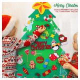 Felt Christmas Tree for Toddlers - 3.5 FT Wall Felt Christmas Tree