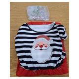 4T Girls Santa Claus Dress 2-6 Years and 15 Pack Christmas Spinners Bundle