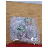 4T Girls Santa Claus Dress 2-6 Years and 15 Pack Christmas Spinners Bundle