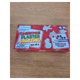 Christmas Ceramic Painting Kit for Kids - 6 Ceramic Figures, 2 Paint Sets, and 2 Brushes- 2 Pack