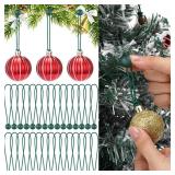 2 Boxes of 30 Pcs Christmas Tree Ornament Hooks