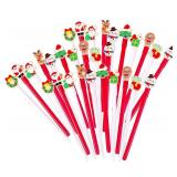 30pcs Christmas Shape Gel Ink Writing Pens 0.5 mm Black Ink