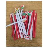 30pcs Christmas Shape Gel Ink Writing Pens 0.5 mm Black Ink