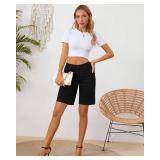 Bermuda Shorts for Women Mid Waisted SIZE 14