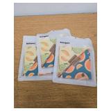 3 Count of Cute Fruit Dog Bandanas 2 Pack, 4 Patterns Watermelon Lemon Orange Melon, Summer Dog Bibs for Large and XL Breed, Reversible Boy and Girl Pet Scarf (Small) (6 Bandanas)