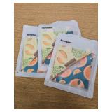 3 Count of Cute Fruit Dog Bandanas 2 Pack, 4 Patterns Watermelon Lemon Orange Melon, Summer Dog Bibs for Large and XL Breed, Reversible Boy and Girl Pet Scarf (Small) (6 Bandanas)