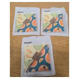3 Count of Cute Fruit Dog Bandanas 2 Pack, 4 Patterns Watermelon Lemon Orange Melon, Summer Dog Bibs for Large and XL Breed, Reversible Boy and Girl Pet Scarf (Small) (6 Bandanas)