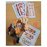 6PCS Cross Stitch Bookmark Kit for Beginners