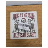 CHRISTMAS SIGNS- Wall Decor, 3 Count 5"x5"