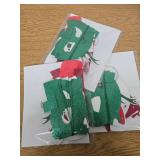 3 Count of Vintend Pre-Strung Drink Up Grinches Banner