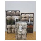 BUNDLED ORNAMENTS SETS, 42 Count and One Christmas Card