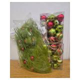 Christmas Decorations Bundle - Ornaments, Decor, and Card