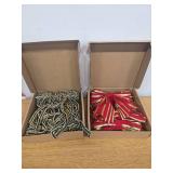 Holiday Ornament and Bow Collection Set