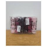 2 Sets of Namalu Lavender 24 Pcs 1.57 Inches Velvet Ornaments