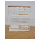 Jewelry Organizer Stand with Velvet Ring Holder