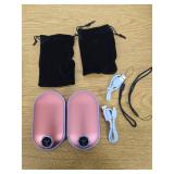 Rose Gold Hand Warmer Set with Digital Display, 2 Count