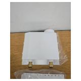 Washing Machine Outlet Box (Laundry), Niikappu 1/2 Inch Push-Fit Inlet x 3/4 Inch MHT Outlet Connection, Center Drain/Side Drain, with Stainless Steel Water Hammer Arrestor(WM010)