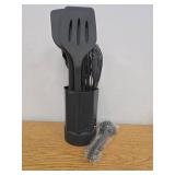 Silicone Cooking Utensils Set - 446°F Heat Resistant Kitchen Utensils