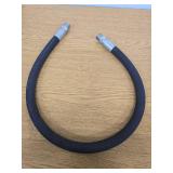 "Apache 98398318 1/2\"\" x 48\"\" 2-Wire Hydraulic Hose Male x Male Assembly\", Black