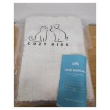 Faux Rabbit Fur Orthopedic Dog Bed, Large, Beige XL 42x30x7 inch