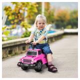 Aosom Kids Ride on Push Car, with Engine Sounds & Under-Seat Storage - Retail: $60